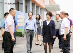 安徽省合肥市委副书记、市长凌云视察中国东方教育集团旗下甘肃区域院校